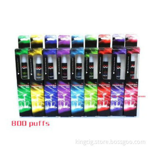 2014 newest e cig/800puffs with 400mah/disposable e cigarette e shisha